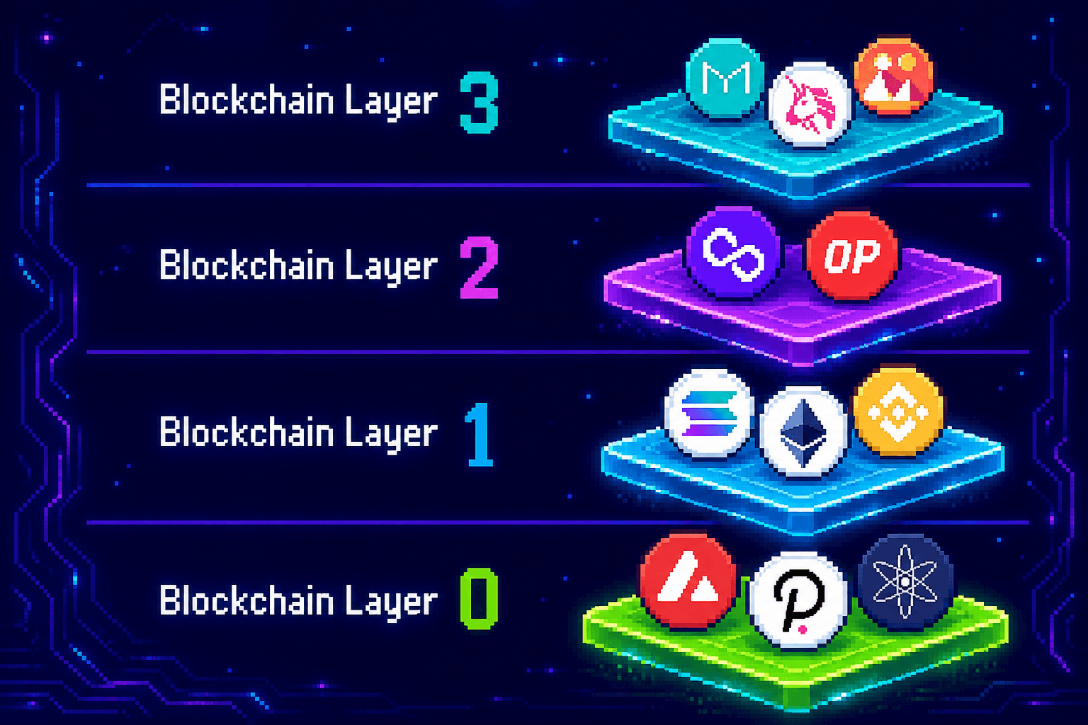Camadas, layers da blockchain